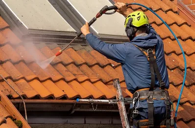 Démoussage et hydrofuge de toiture à Taupont